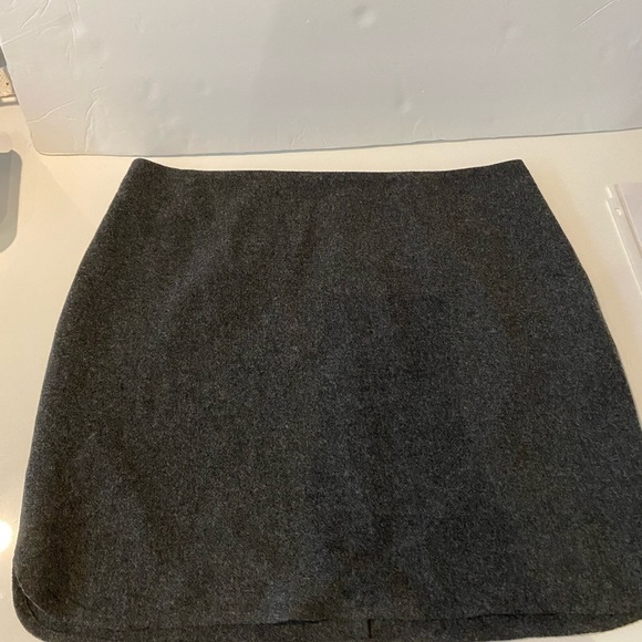 NWOT Madewell Gray Wool Skirt Size 8 - Picture 2 of 3